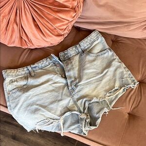 Sz 16 Wild Fable Light Blue Ripped Jean Shorts